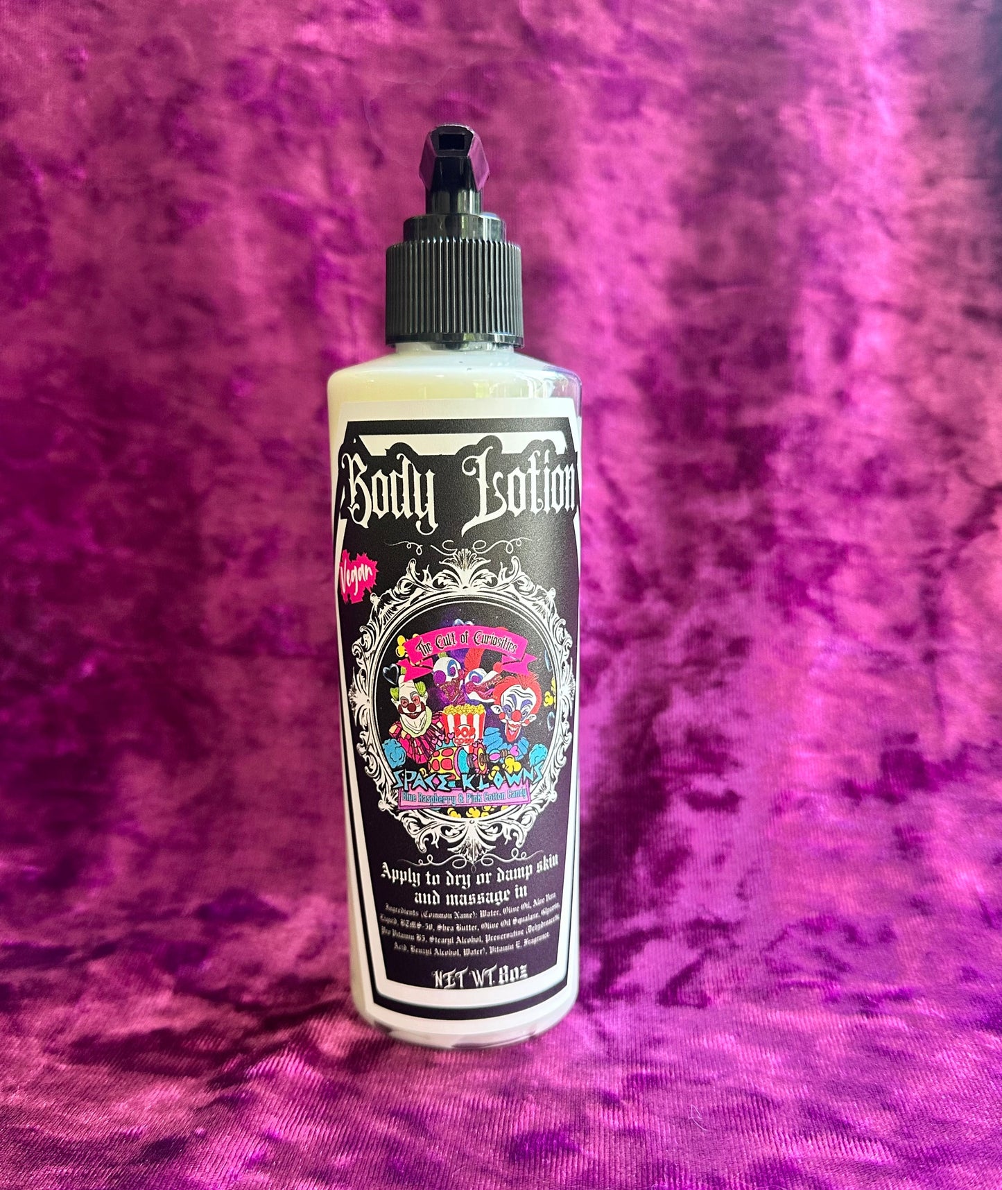 Space klownz 8oz body lotion