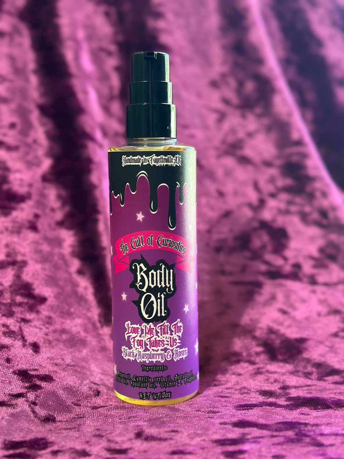 Love me til the fog takes us 8oz luxe body oil