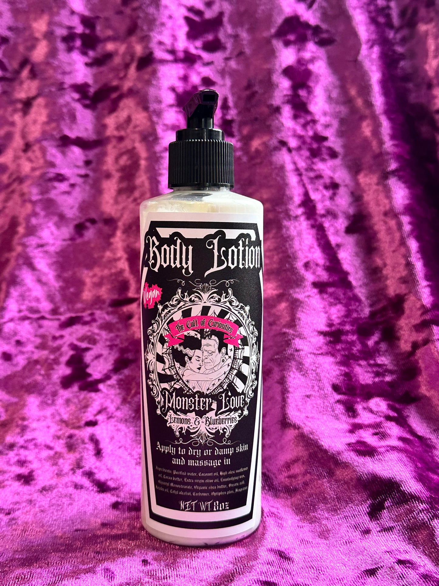 Monster love 8oz body lotion