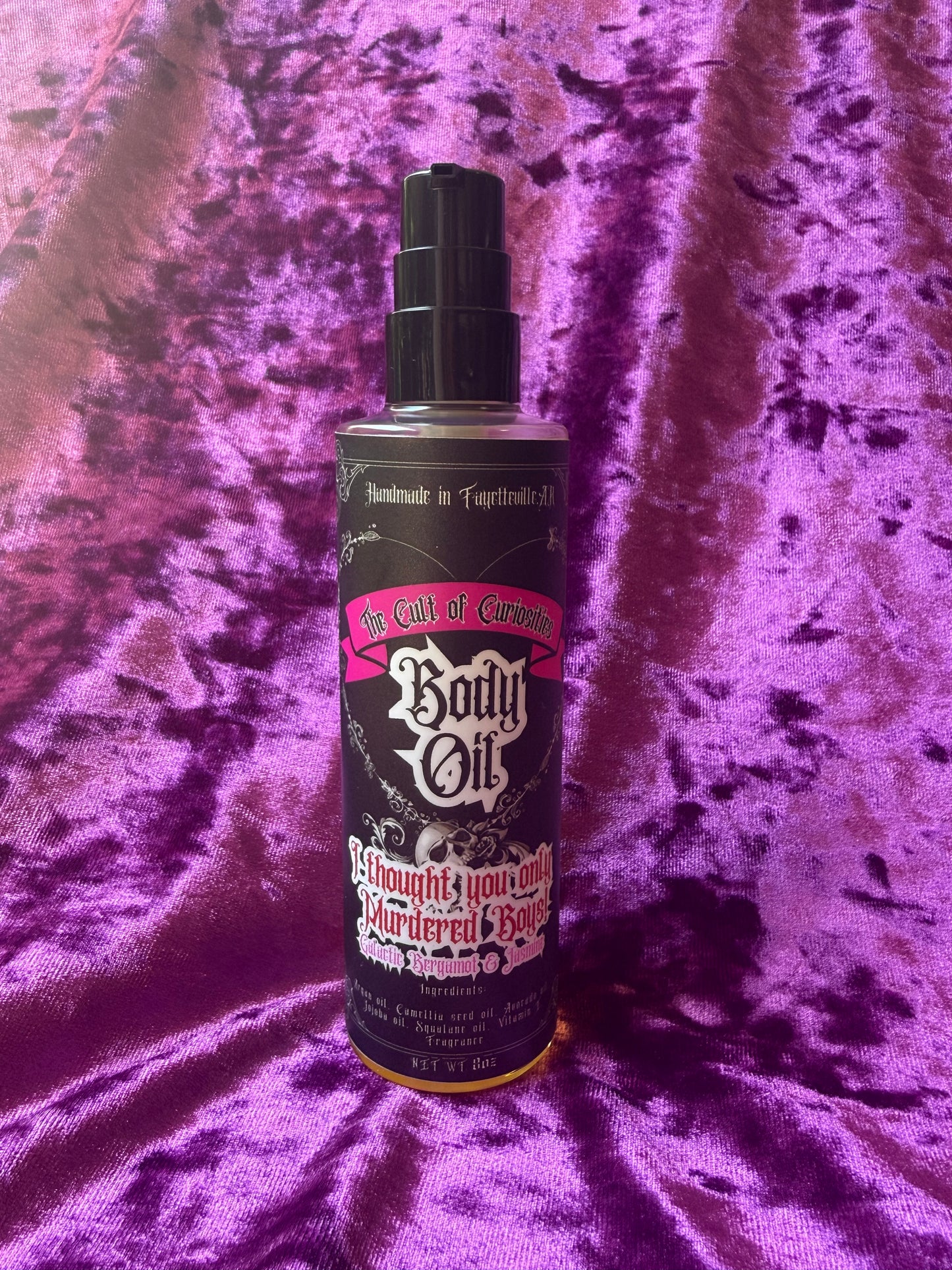 I thought you only murdered boys! 8oz luxe body oil