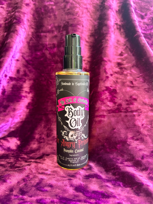 The angry princess 8oz luxe body oil