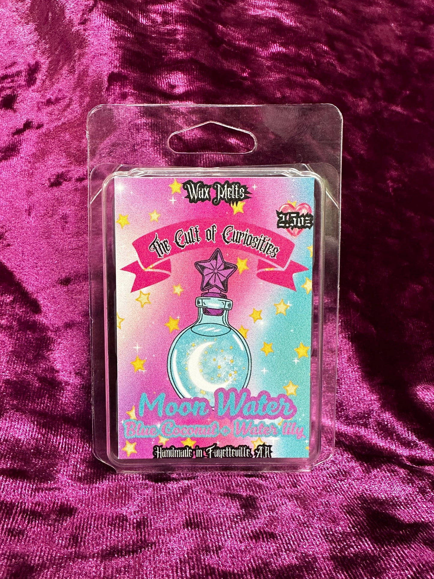 Moon water 2.5oz wax melts
