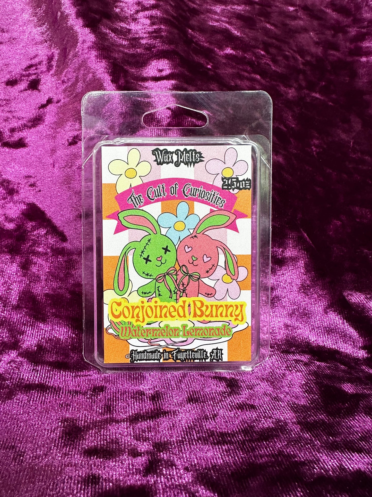 Conjoined bunny 2.5oz wax melts
