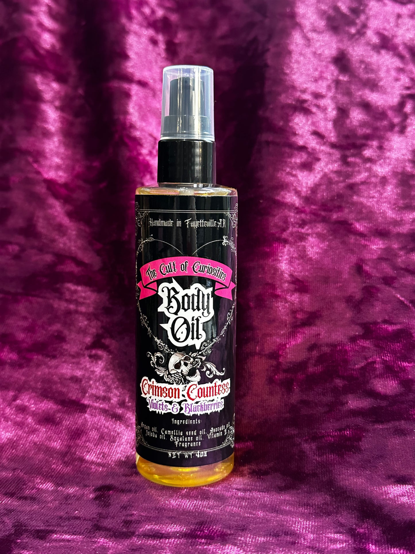 Crimson countess 4oz mini body oil
