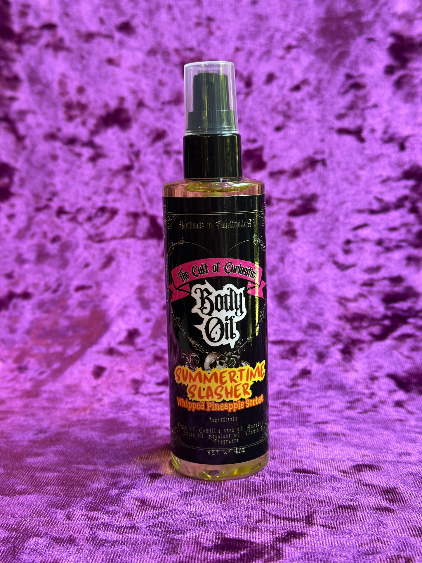 Summertime slasher 4oz mini body oil