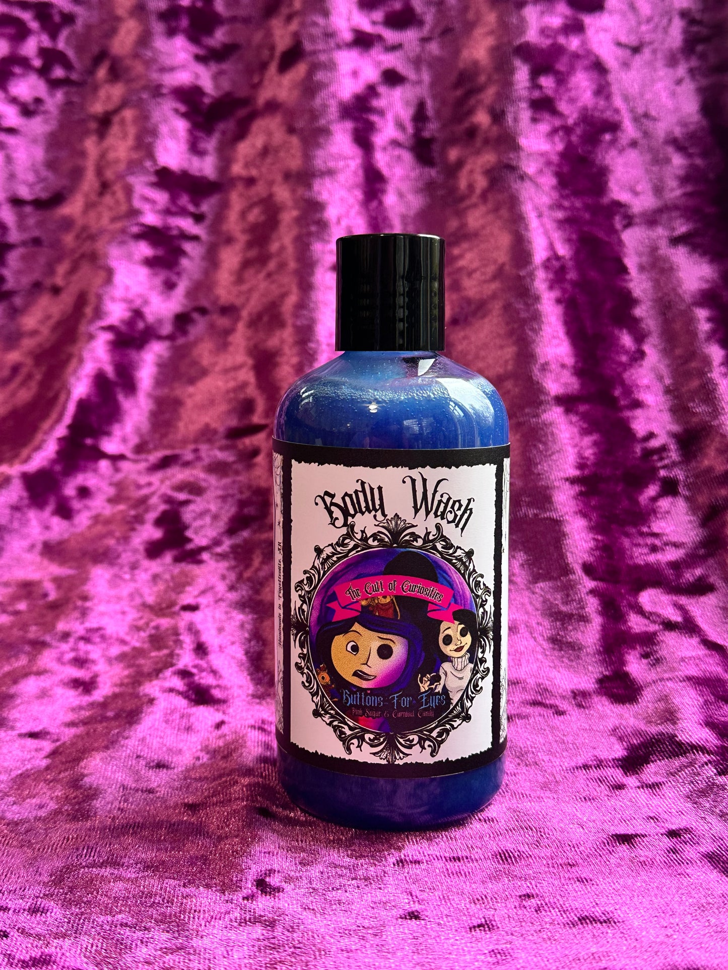 Buttons for eyes 9oz body wash