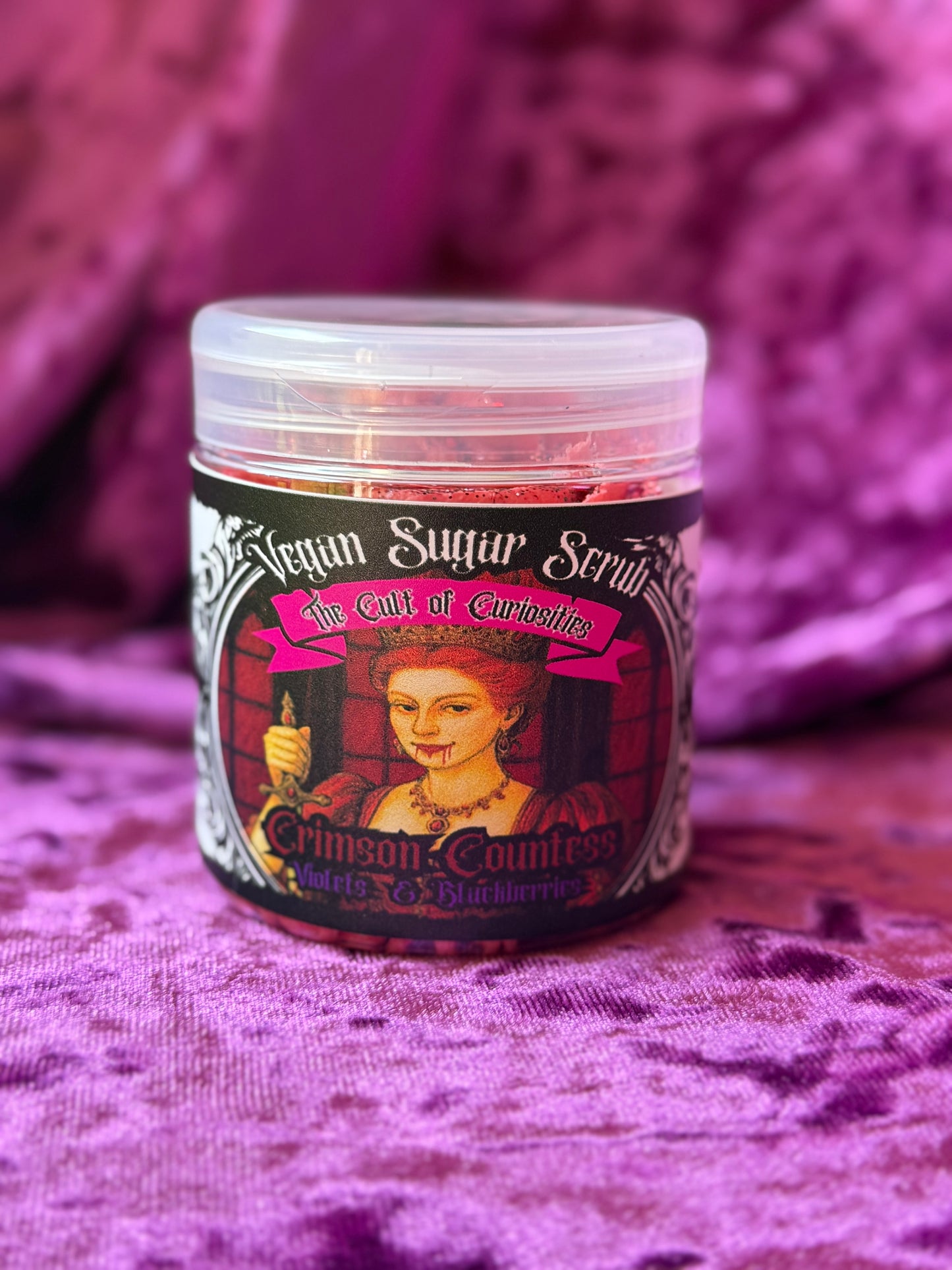 Crimson Countess 8oz sugar scrub