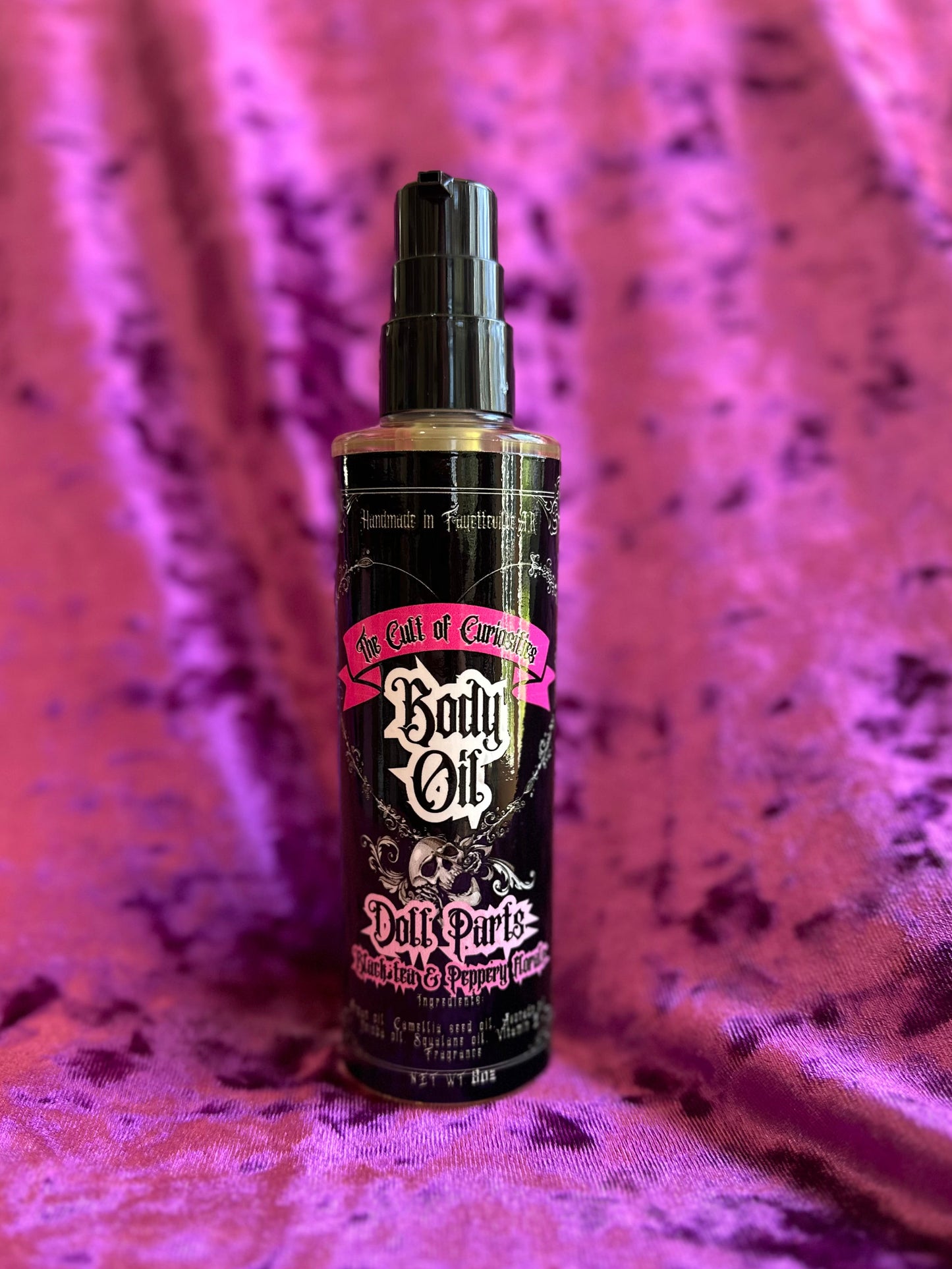 Doll parts 8oz body oil