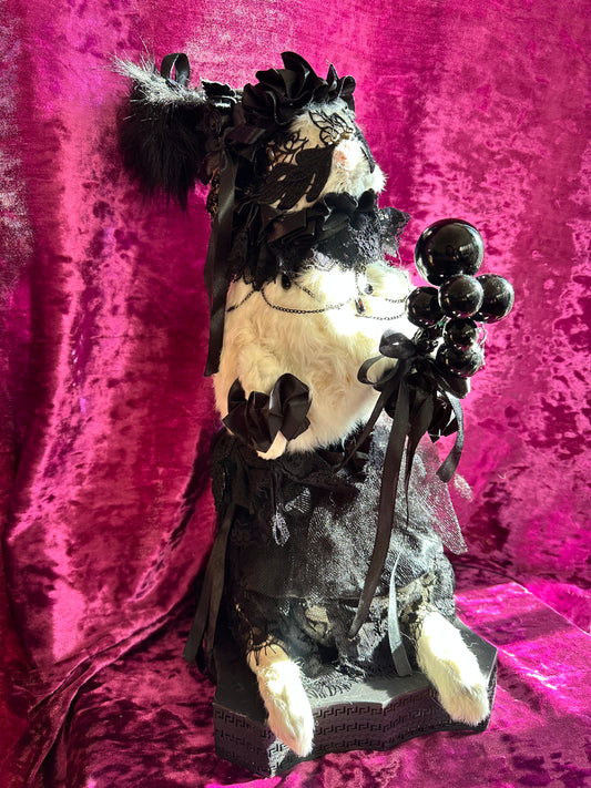 Goth circus bunny taxidermy