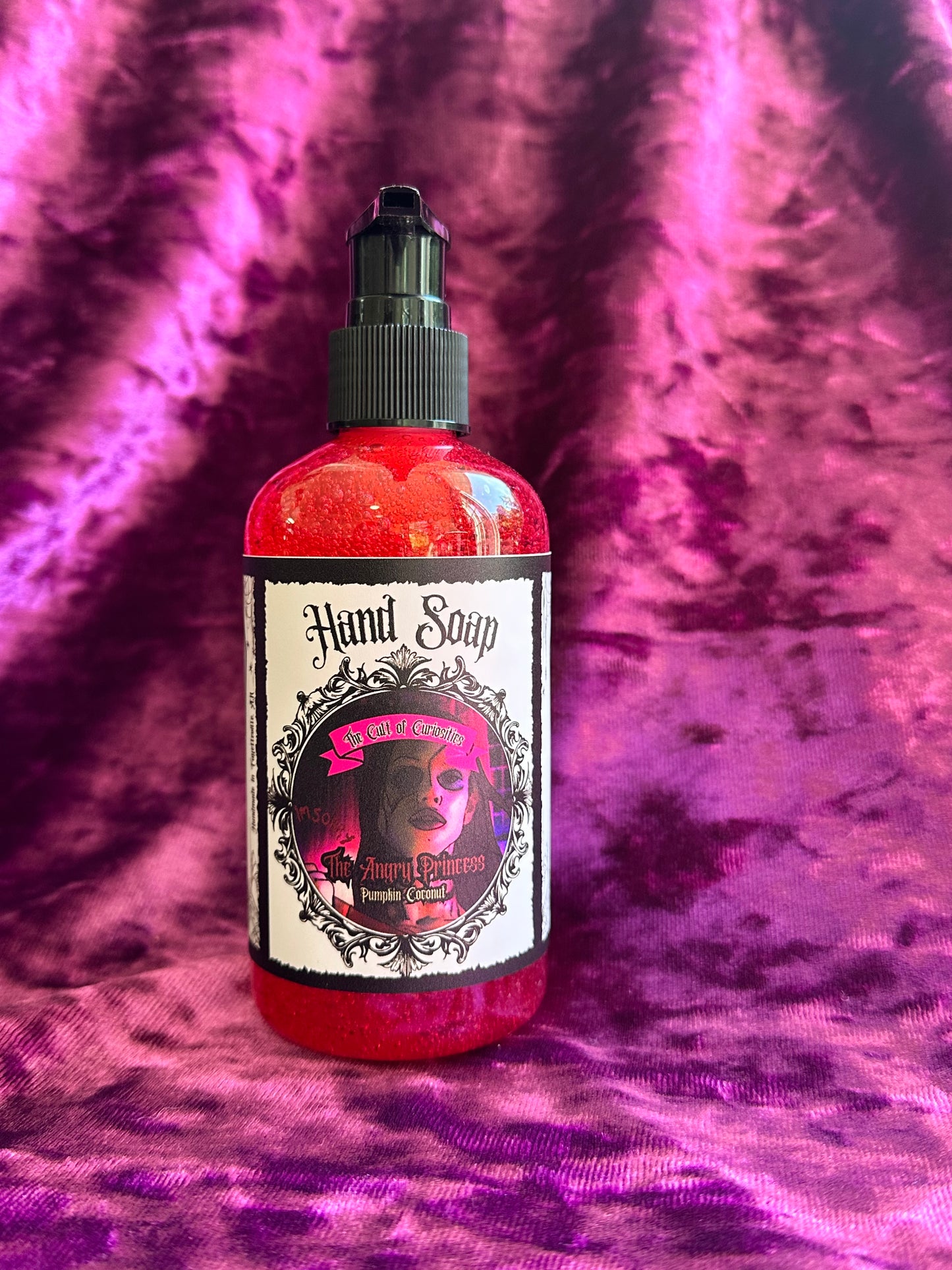 The angry princess 9oz hand soap