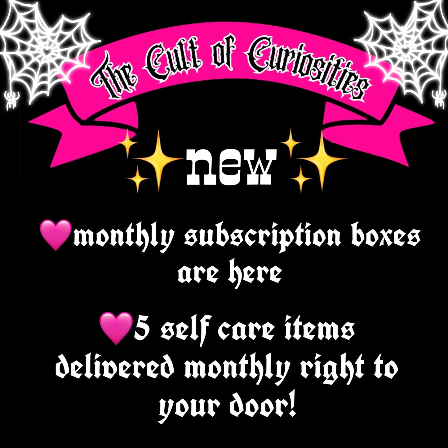 Monthly subscription box - 5 self care items