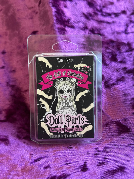 Doll parts 2.5oz wax melts