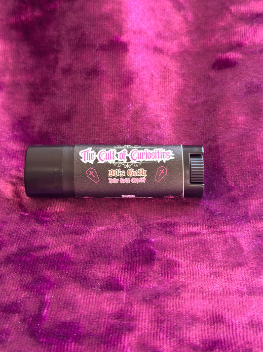 90s goth 0.15oz chapstick