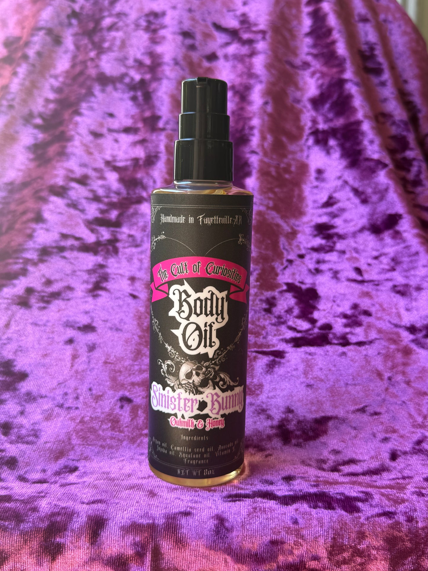 Sinister Bunny 8oz luxe body oil