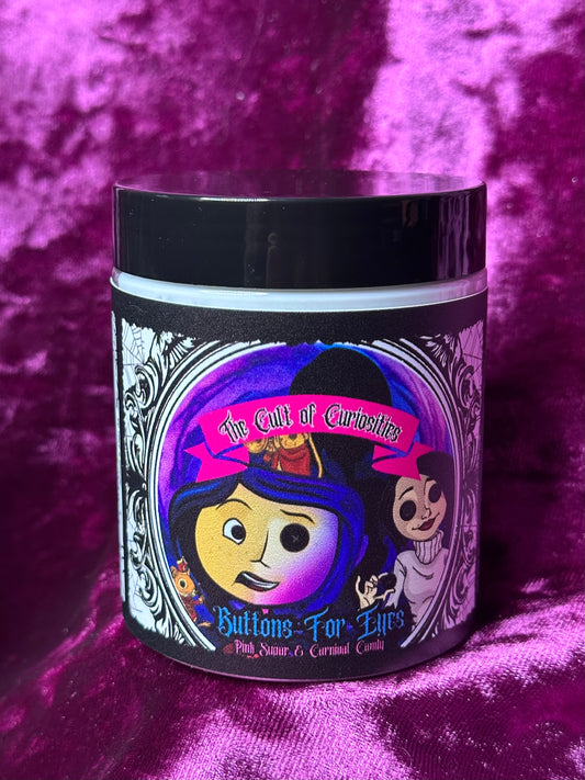 Buttons for eyes 8oz whipped body butter