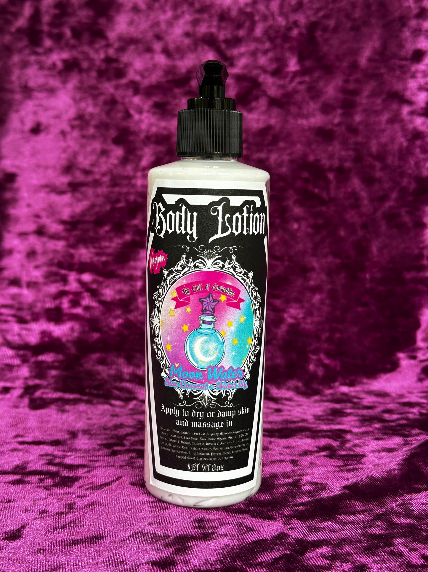 Moon water 8oz body lotion