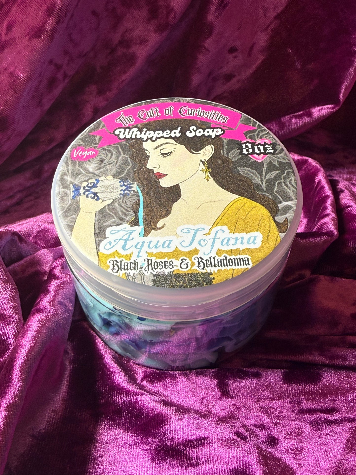 Aqua Tofana 8oz whipped soap