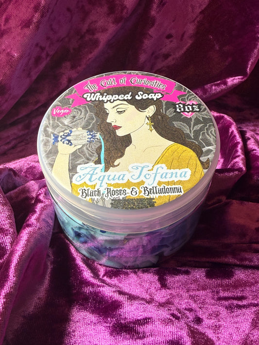Aqua Tofana 8oz whipped soap