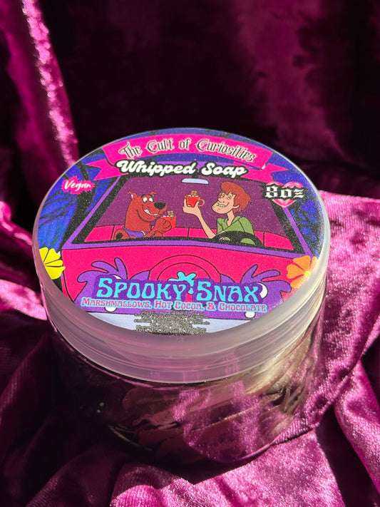 Spooky snax 8oz whipped soap