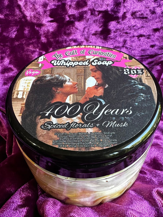 400 years 8oz whipped soap