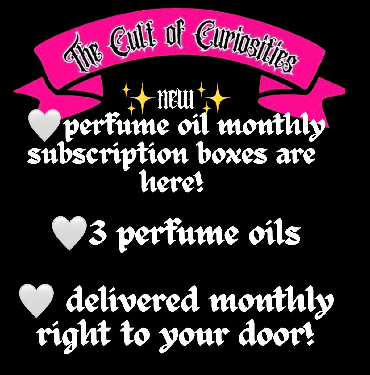 Monthly subscription box - perfume oil exclusive
