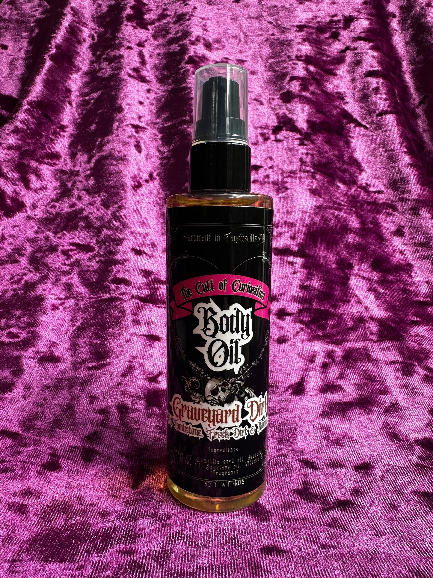 Graveyard dirt 4oz mini body oil