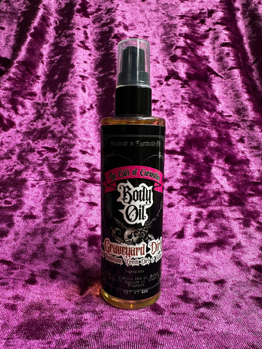 Graveyard dirt 4oz mini body oil