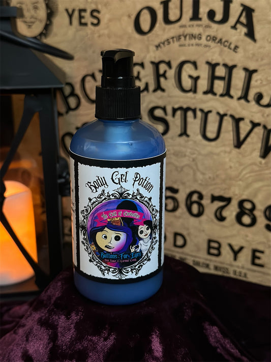Buttons for eyes 9oz body wash