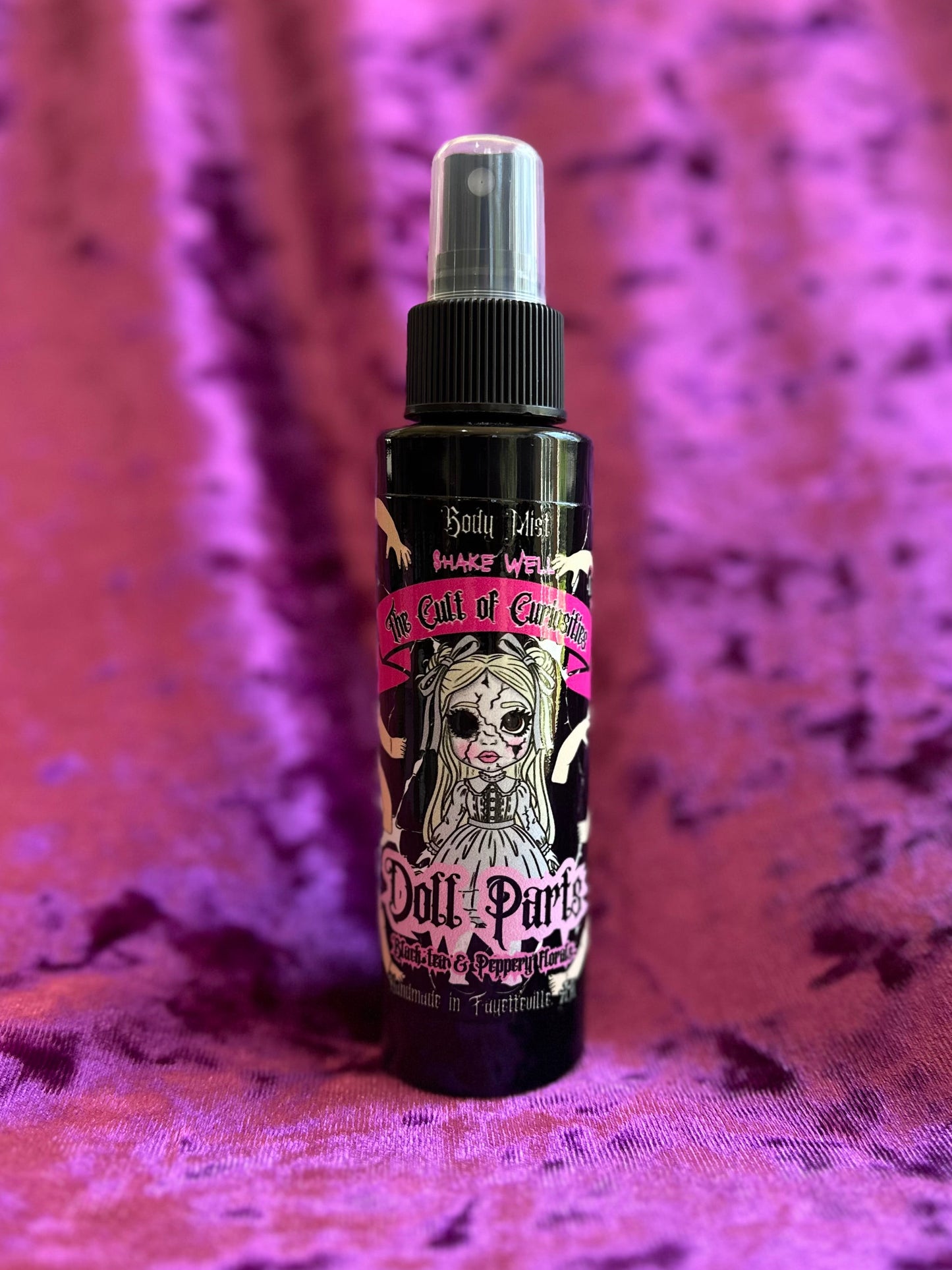 Doll parts 4oz body mist
