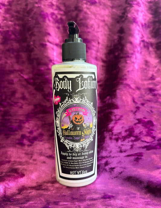 Halloween night 8oz body lotion