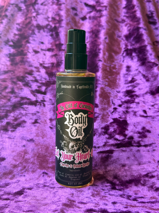 Eat your heart out 8oz luxe body oil