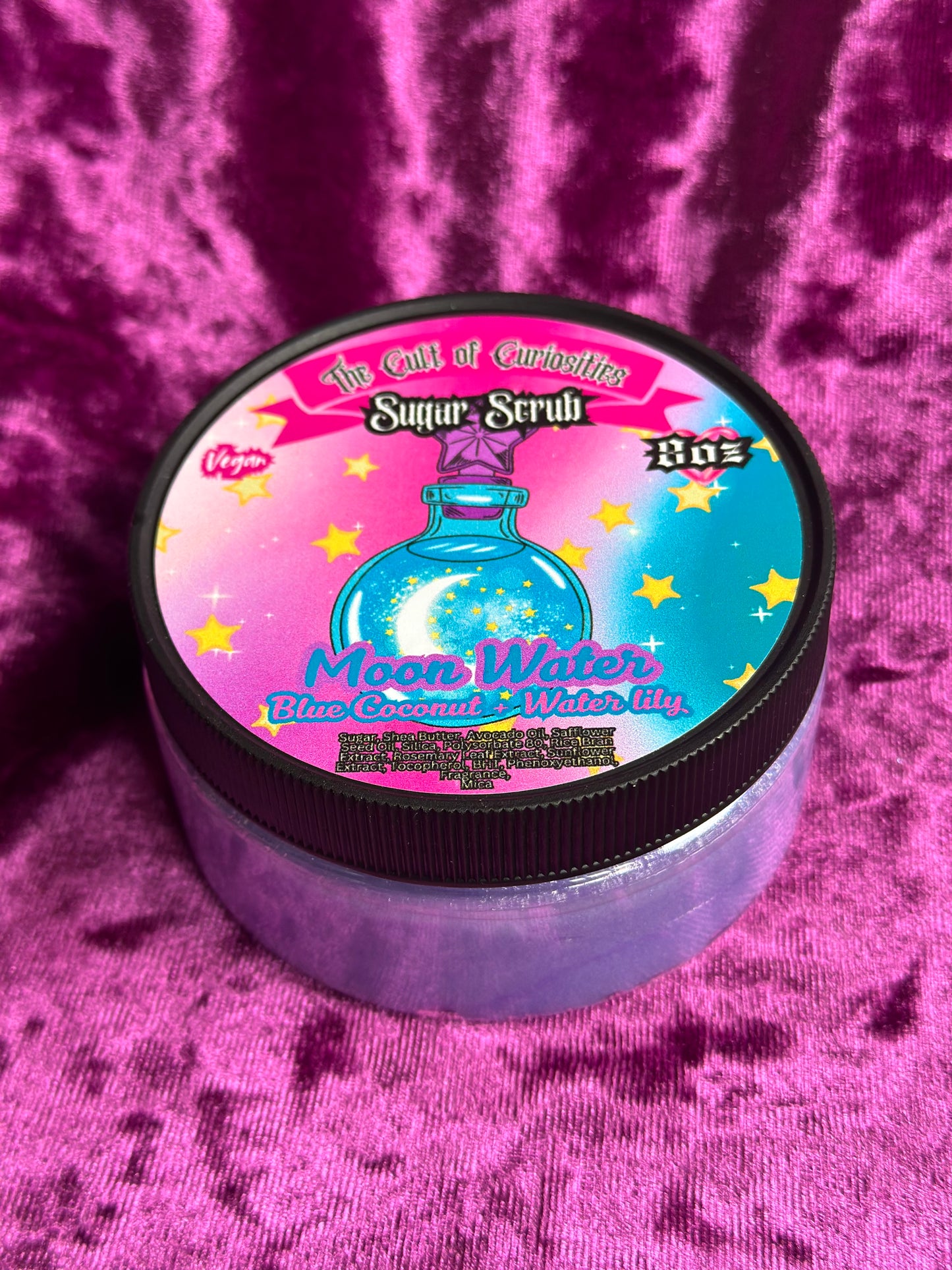 Moon water 8oz sugar scrub