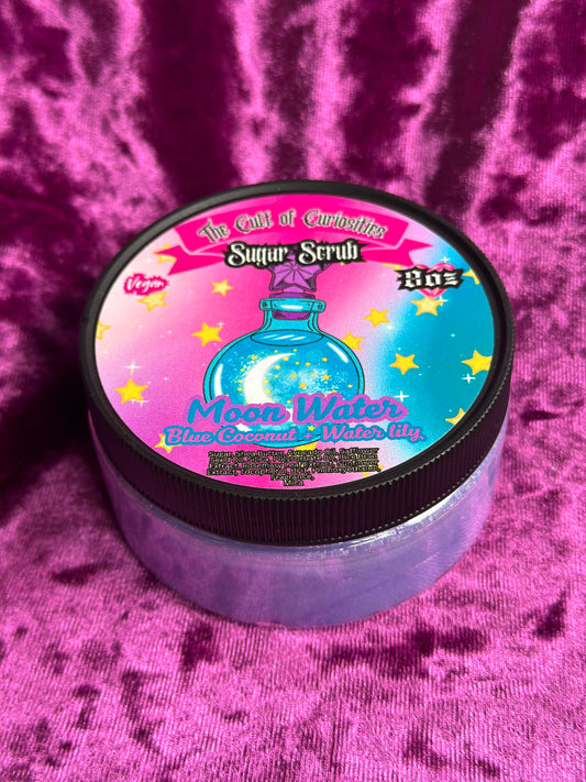Moon water 8oz sugar scrub