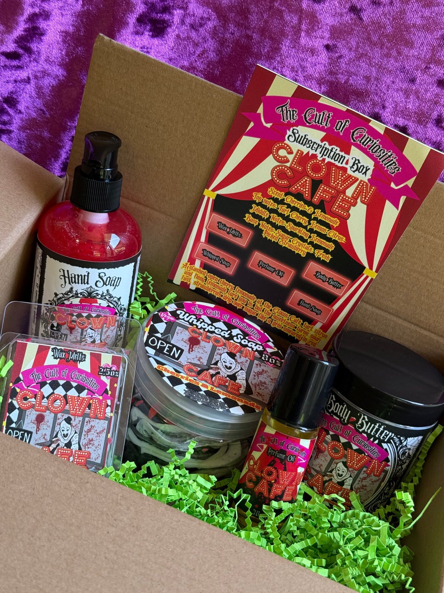 Monthly subscription box - 5 self care items