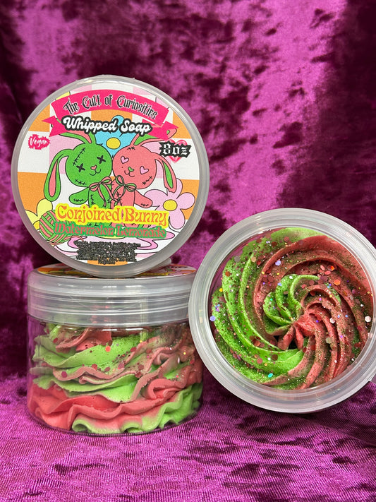 Conjoined bunny 8oz whipped soap