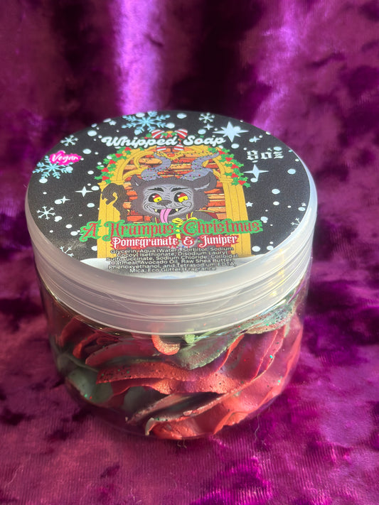 A krampus christmas 8oz whipped soap