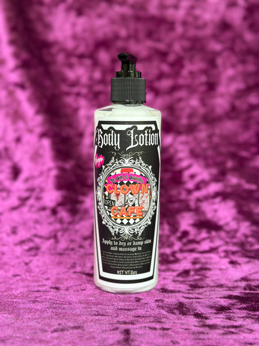 Clown cafe 8oz body lotion