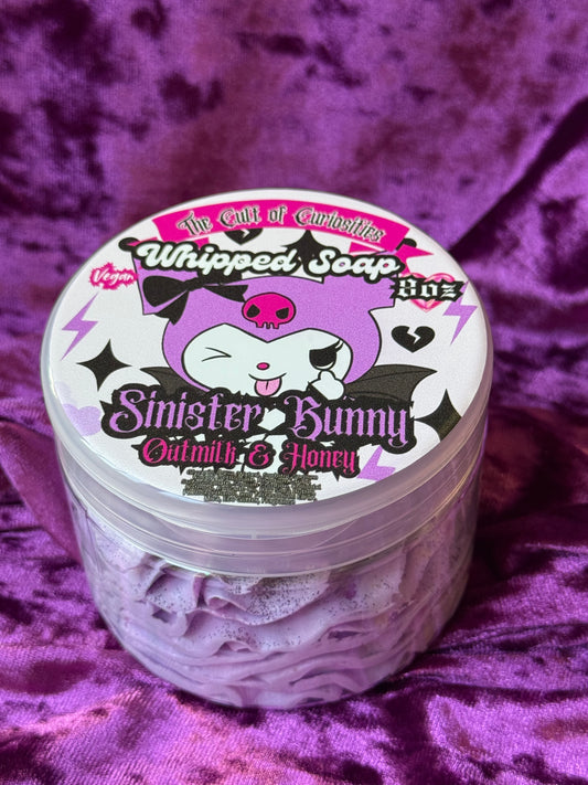 Sinister bunny 8oz whipped soap