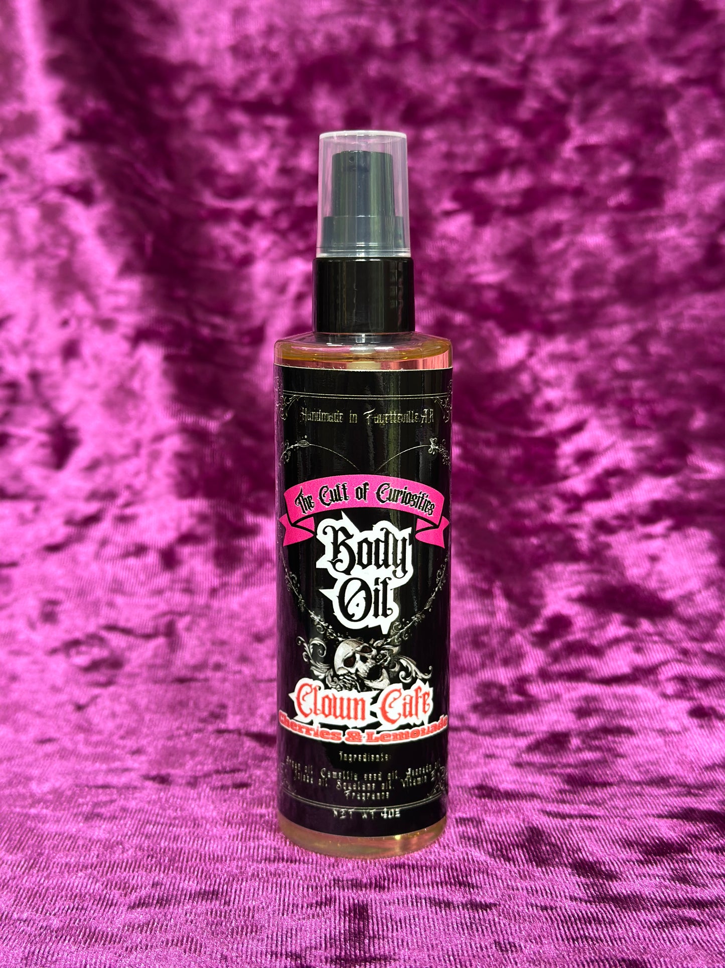 Clown cafe 4oz mini body oil