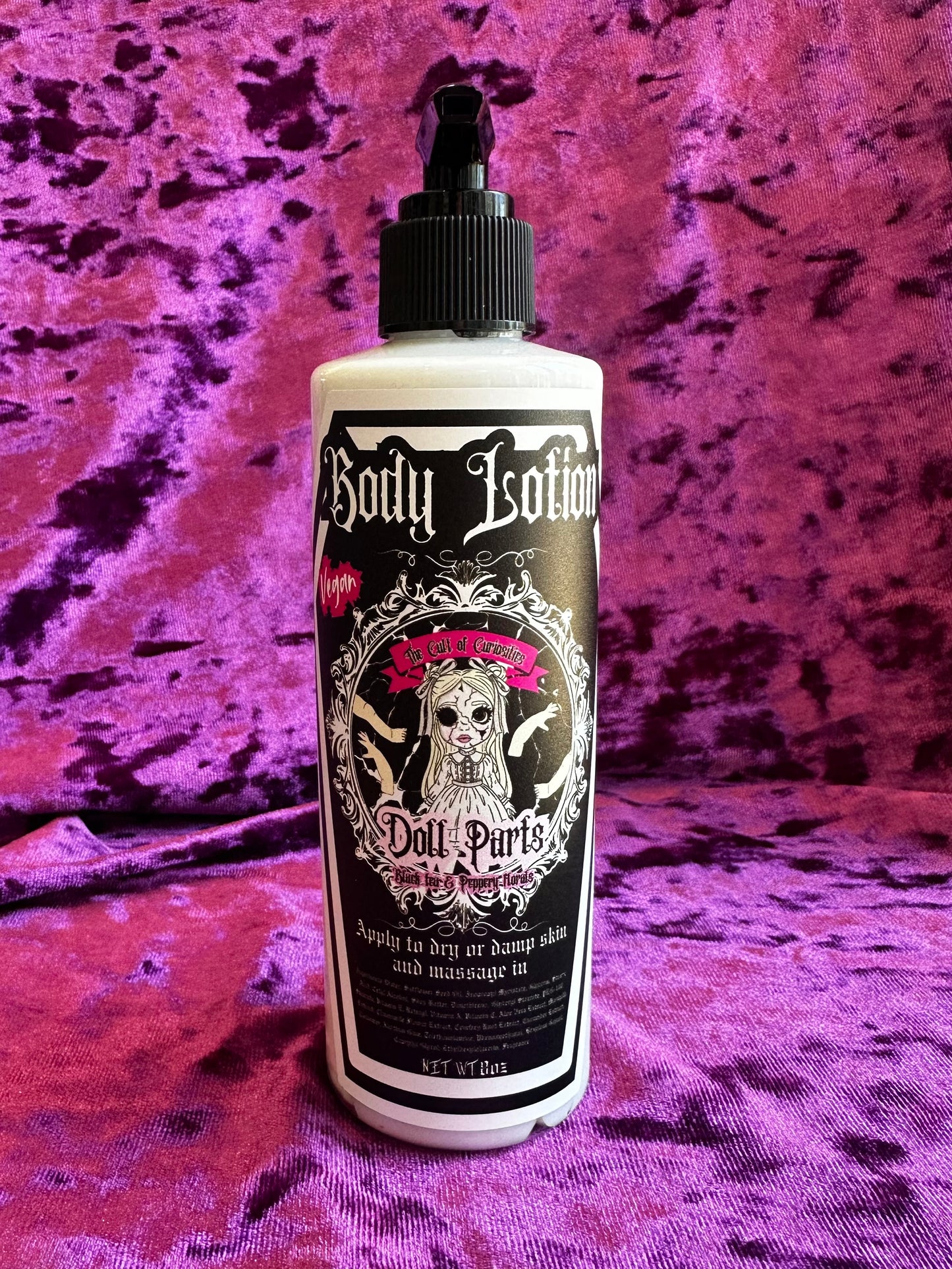 Doll parts 8oz body lotion