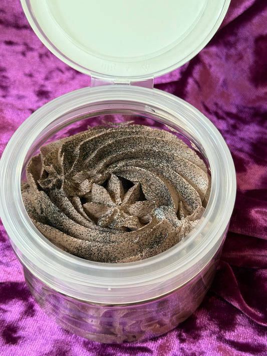 Coffin coffee 8oz whipped soap