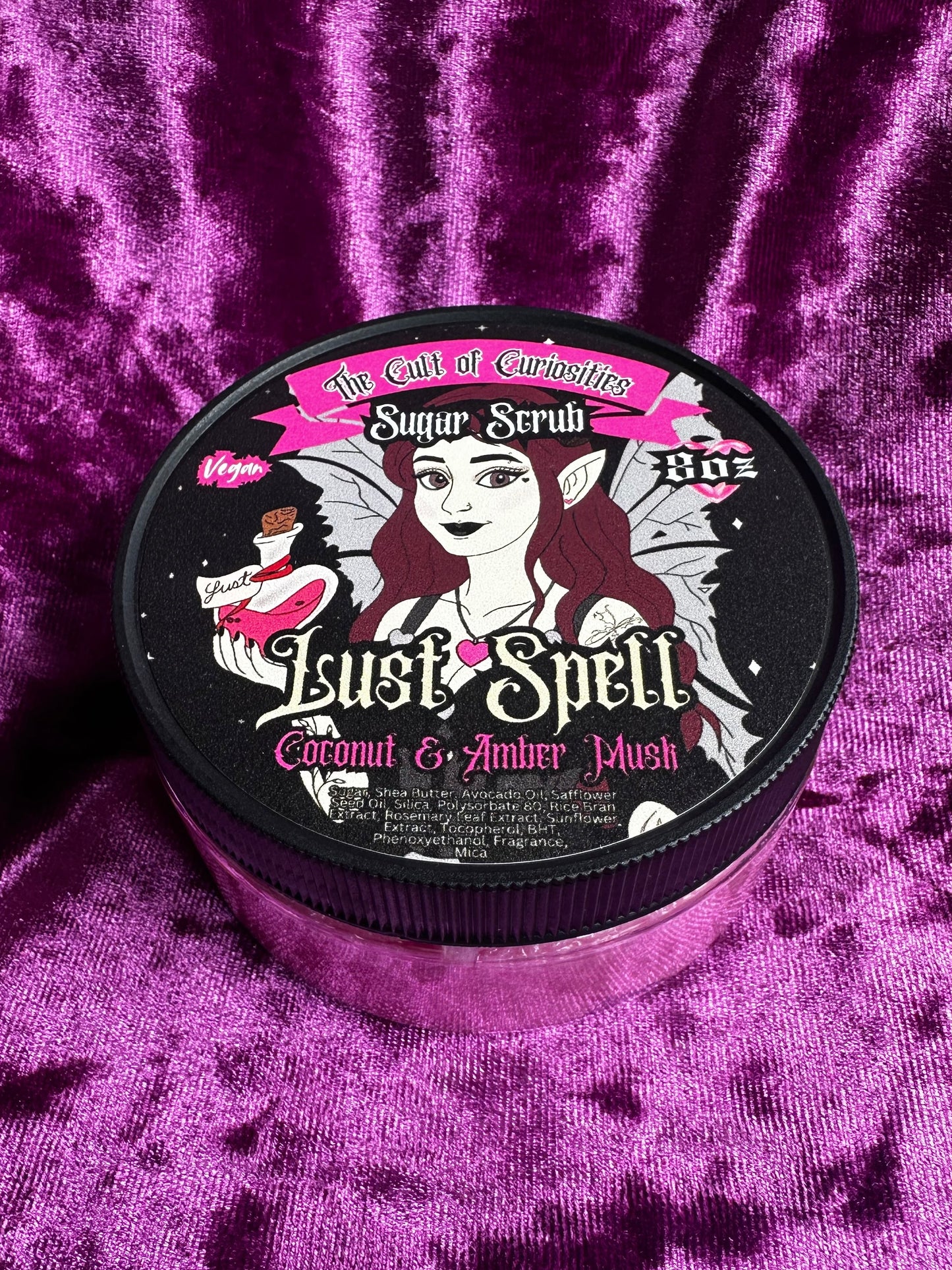 Lust spell 8oz sugar scrub