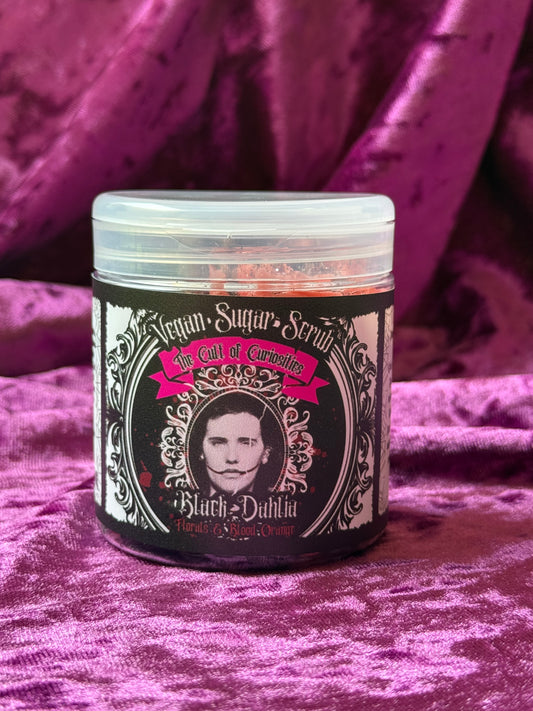 Black Dahlia 8oz sugar scrub