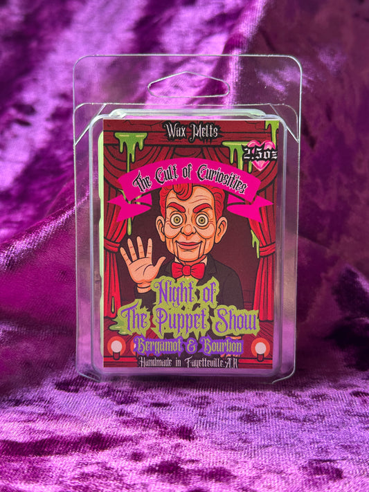 Night of the puppet show 2.5oz wax melts