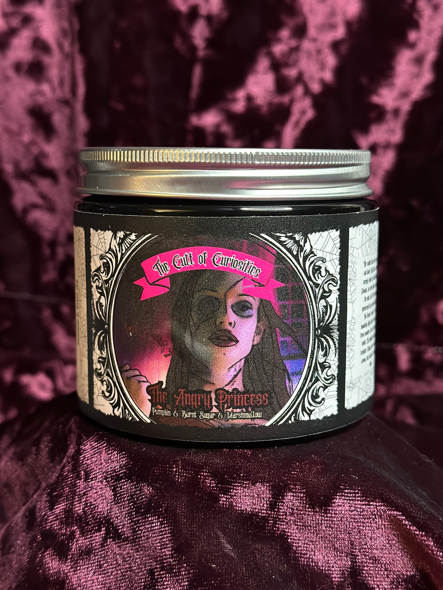 The angry princess 8oz wickless candle