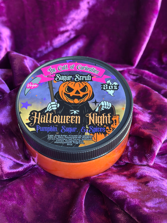 Halloween night 8oz sugar scrub