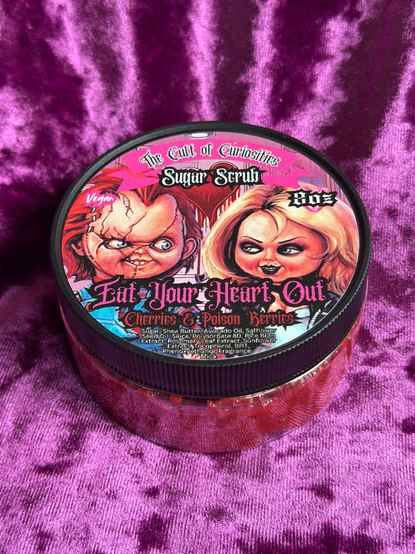 Eat your heart out 8oz sugar scrub