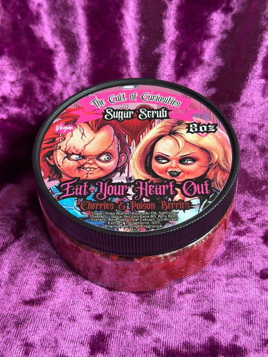 Eat your heart out 8oz sugar scrub