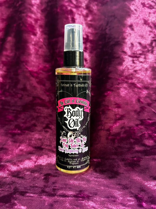 Love me til the fog takes us 4oz mini body oil