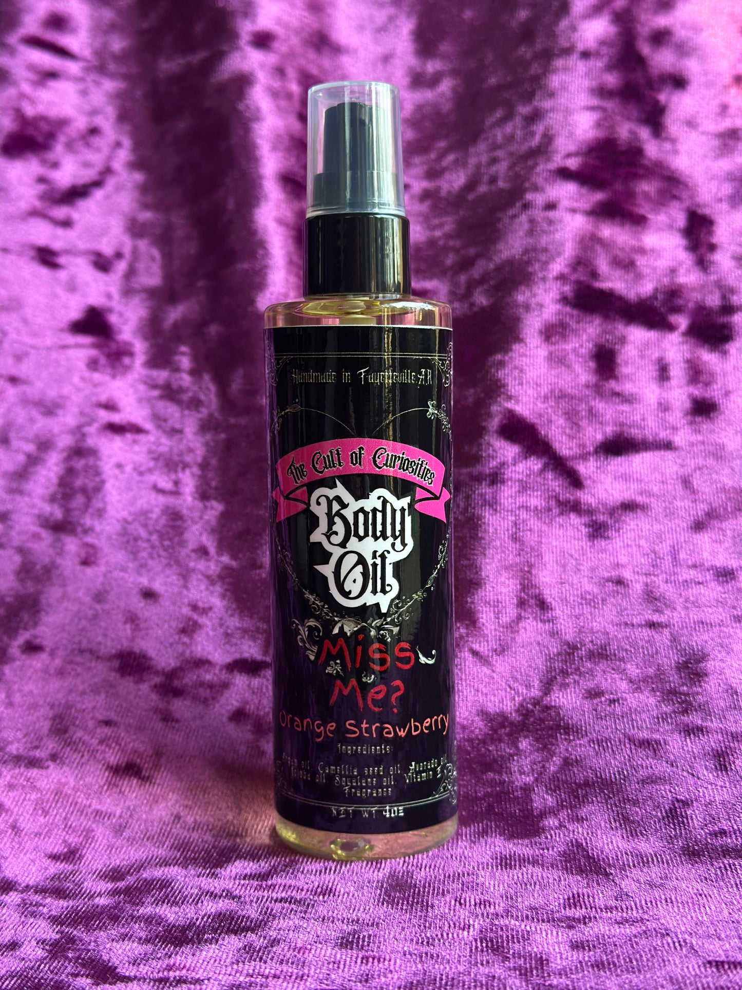 Miss me? 4oz mini body oil